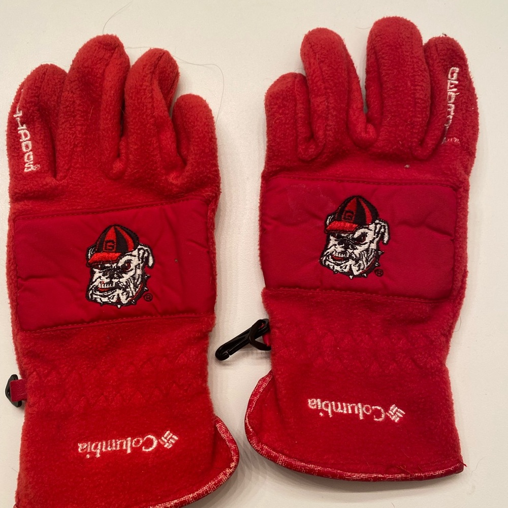Women’s Columbia Red Georgia Bulldog Gloves